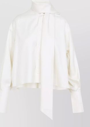 Celine cropped shirt tie detail