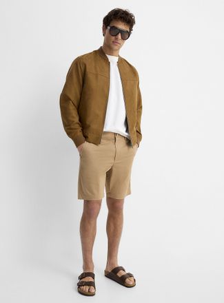 Le 31 Mens Stretch chino Bermuda Shorts Inseam: 9