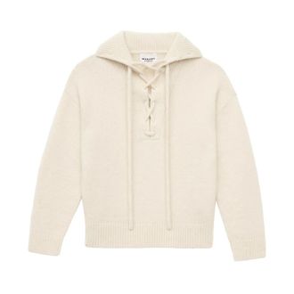 Isabel Marant Turtlenecks, female, White, Size: S Silk-blend Turtleneck Sweater