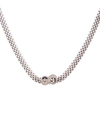 Meshmerise 18K Gold 0.06 Ct. Tw. Diamond Necklace