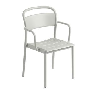 MUUTO Linear Steel Armchair Outdoor, grau