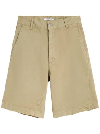 Sunflower Wide-Leg Chino Shorts with Polished Finish