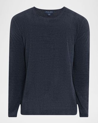 Barefoot Dreams Men & apos;s CozyChic Ultra Lite Roll Neck Crewneck Sweater