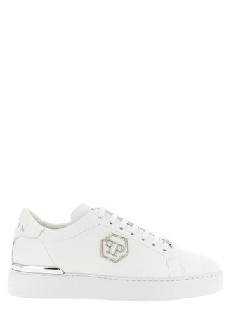 Philipp Plein White Logo Sneakers