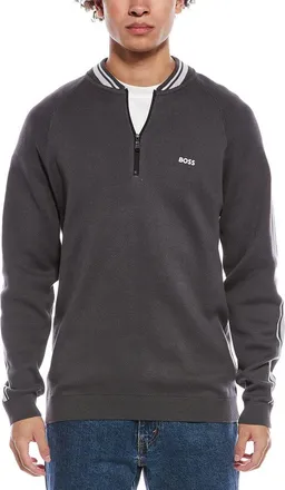HUGO BOSS Tape 1/4-Zip Sweater