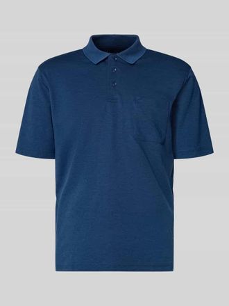 Christian Berg Regular Fit Poloshirt mit Brusttasche in Dunkelblau, Gr&ouml;&szlig;e 3XL