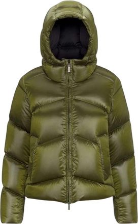 K-Way Ninev Quilted Jacket - Dames - Gewatteerde jassen - Groen - XS - Polyester - Jassen