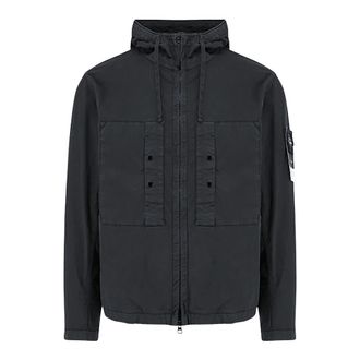 Stone Island Giubbotto - Heren - Zomerjassen - Zwart - S - Leer - Jassen