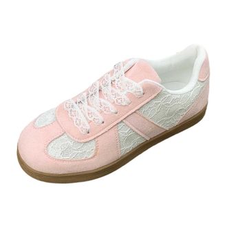 Generic Trainers Walking Shoes Girls Ladies Breathable Sneakers Synthetic Textile Lightweight Non Slip Tennis Chunky Colorful Lifestyle Air Cushion Arch Suppo