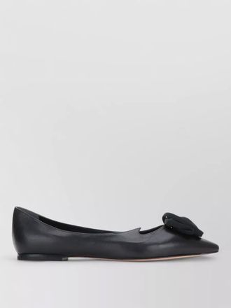 Roger Vivier ballerina shoes pointed toe floral detail