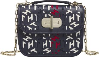 Tommy Hilfiger Turnlock Shoulder bag dark blue