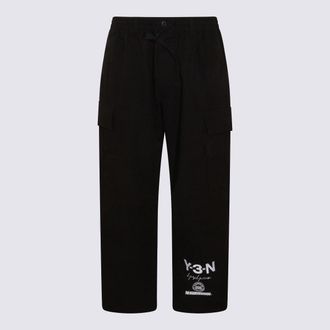 Yohji Yamamoto Black Cotton Pants