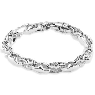 Pompeii3 Mens 14k Gold (65gram) or Platinum (104gram) 9mm Link Bracelet 8.5