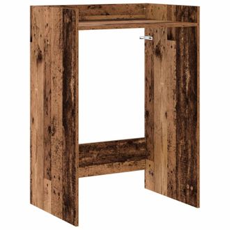 vidaXL Vidaxl Mobiletto Per Lavatrice Legno Vecchio 67,5 X 48 X 97 Cm