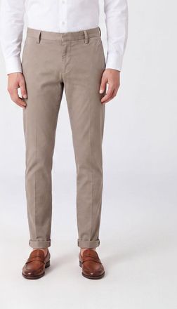 Dondup Gaubert Slim Fit Mid-Rise Velvet Chino Trousers