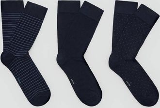 Mango Pack 3 calzini combinati navy - Uomo - 40-42 - MANGO MAN