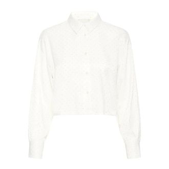 Ichi Ichi, Dames, Blouses & Shirts, Wit, Maat: XL