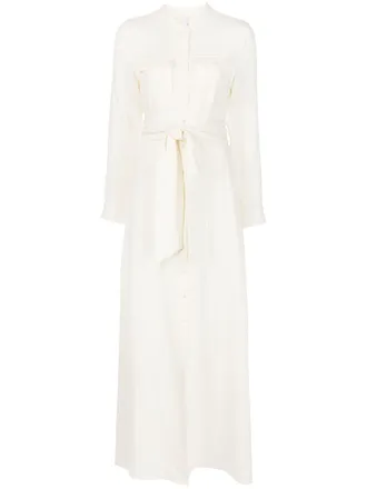 SIMKHAI ester tie-waist shirt dress - women - Cotton - S - White