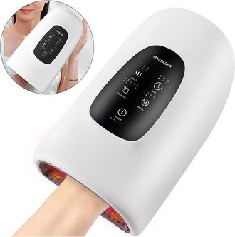 No Brand Masajeador De Mano Con Funciones De Calor Y Presi&oacute;n, Masajeador El&eacute;ctrico De Manos