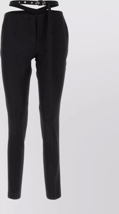 The Attico jersey pant with back pockets and belt