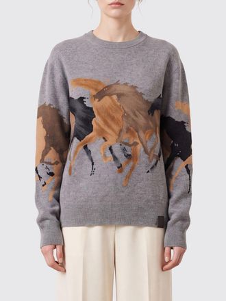 Stella McCartney Relaxed Fit Graphic Print Wool Jumper