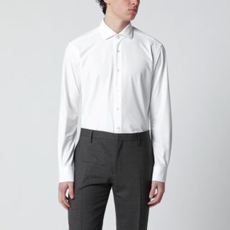 Xacus Camicia Active Tailor Fit bianca