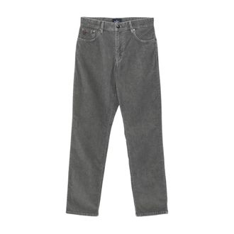 Hackett Pantalones con logo bordado - Jeans - Hombre - Gris - W33