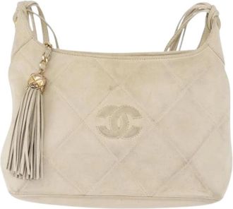 Chanel Pre-owned Vintage Shoulder Bag - Dames - Vintage Schoudertas - Beige - ONE Size - Vintage