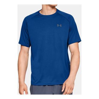 Under Armour Mens Under Armour Tech 2.0 Short Sleeve Sports Tops Blue 1326413-400