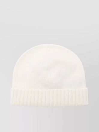 Malo casual folded soft ribbed hat