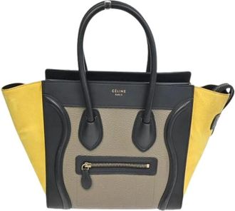Celine Pre-owned Tote Bags, female, Multicolor, Size: ONE SIZE Pre-owned Tricolor luggage bag