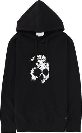 Alexander McQueen Black Graphic Logo Hoodie