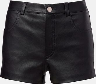 Stouls Shorts Roxie in pelle