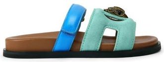 Kurt Geiger Eagle Cutout Slide Sandal in Blue Multi at Nordstrom, Size 9.5Us