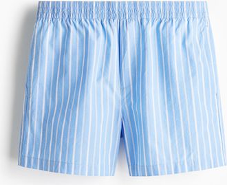 H&M Baumwollshorts Regular Fit - Blue