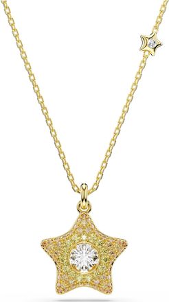Swarovski Sublima 18k Gold Plated Star Pendant Necklace