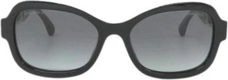 Chanel Pre-owned Occhiali da Sole 5465Qa - - Pre-owned - Donna - Nero - ONE SIZE