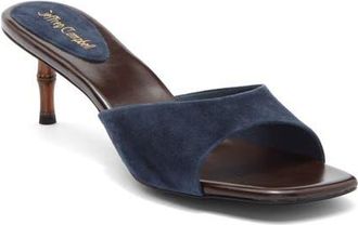 Jeffrey Campbell Ilocos Sandal in Navy Suede at Nordstrom, Size 8.5