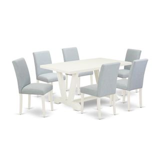 East West Furniture 7-Piece Dinette Set