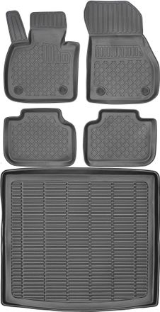OEM Bmw X1 F48 Crossover De 2015 (juego) - Alfombrillas Para Coche + Alfombrilla Para Maletero