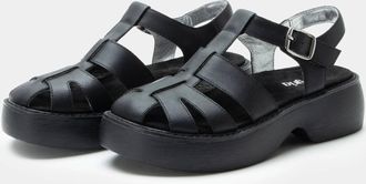 Alegria Womens Ingrid Platform Fisherman Sandals In Black