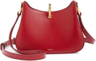 Paco Rabanne The Small Ring Leather Shoulder Bag in Red at Nordstrom