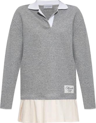 Moncler Pleated-panel Polo Dress