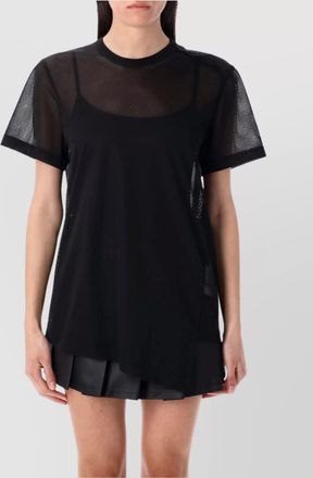 Comme Des Garçons mesh round neck t-shirt