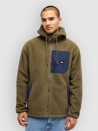 Quiksilver Clean Coast Fleece Jas groen