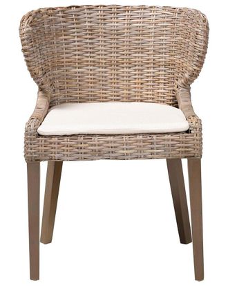 Baxton Studio Niesha Bohemian Wood Dining Chair