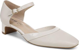 Life Stride Leighton Ankle Strap Pump in Bone at Nordstrom, Size 8.5
