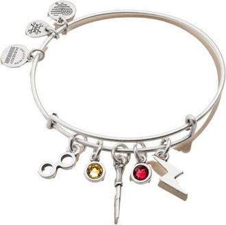 Alex and Ani Harry Potter Hemione Multi Charm Bangle Bracelet in Silver at Nordstrom