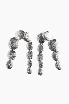 H&M Ohrringe mit Metallpl&auml;ttchen - Silber