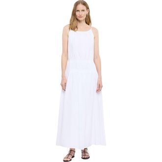 Another Tomorrow Gathered Scoop Back Dress in Off White at Nordstrom, Size X-Large It